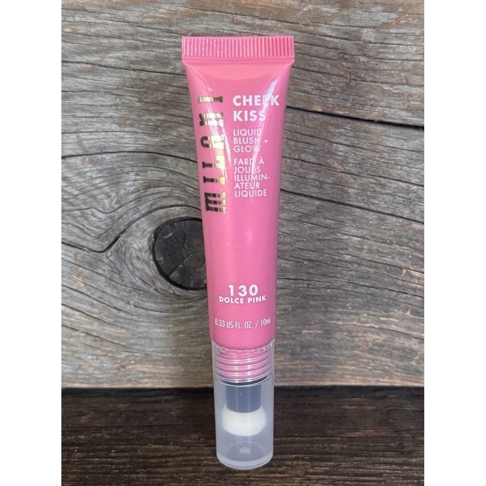 Milani Cheek Kiss Liquid Blush + Glow - 130 Dolce Pink - 0.33 fl Oz. / 10 ML – N